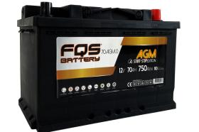 STARK BATERIAS FQS70AGM0 - BATERíA AGM L3 12V 70AH 750A EN + D
