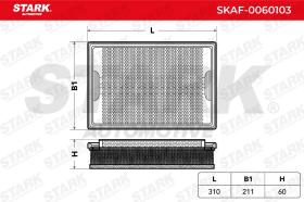 STARK RECAMBIOS SKAF0060103 - AIR FILTER