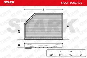 STARK RECAMBIOS SKAF0060174 - FILTRO DE AIRE