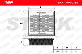 STARK RECAMBIOS SKAF0060355 - AIR FILTER