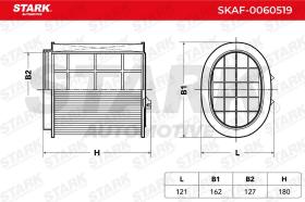 STARK RECAMBIOS SKAF0060519 - AIR FILTER