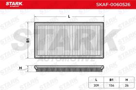 STARK RECAMBIOS SKAF0060526 - AIR FILTER
