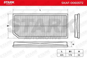 STARK RECAMBIOS SKAF0060572 - AIR FILTER