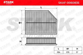 STARK RECAMBIOS SKAF0060835 - AIR FILTER