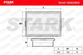 STARK RECAMBIOS SKAF0060903 - AIR FILTER