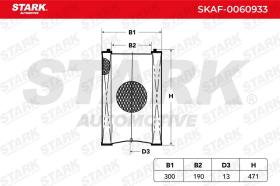 STARK RECAMBIOS SKAF0060933 - AIR FILTER