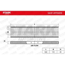 STARK RECAMBIOS SKIF0170013 - FILTER, INTERIOR AIR