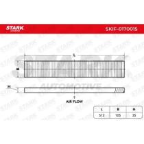STARK RECAMBIOS SKIF0170015 - FILTER, INTERIOR AIR