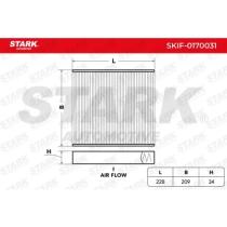 STARK RECAMBIOS SKIF0170031 - FILTRO DE HABITACULO