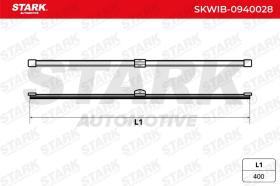 STARK RECAMBIOS SKWIB0940028 - ESCOBILLA DELANTERA 40 CM