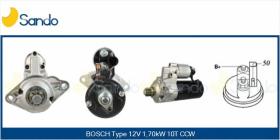 STARK BATERIAS 1286CS - MOTOR DE ARRANQUE BOSCH 0001123016