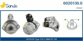 STARK BATERIAS 1159JS - MOTOR DE ARRANQUE DEM HITACHI S13-126
