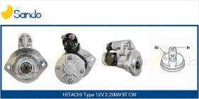 STARK BATERIAS 1159JS - MOTOR DE ARRANQUE DEM HITACHI S13-126