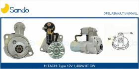 STARK BATERIAS 941JS - MOTOR ARRANQUE HITACHI S114-850